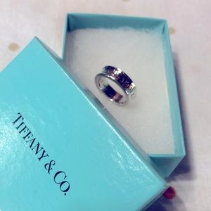 Authentic TIFFANY&Co 1837 Ring size US 6